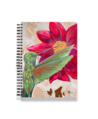 Libreta "Colibrí flor"