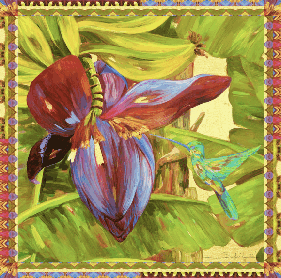 Pañoleta "Flor de Plátano"